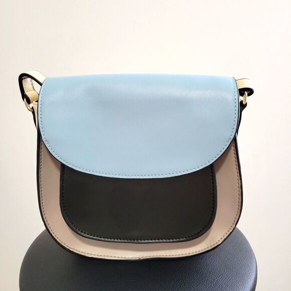 Colorblock Blue Purse - Picture 9 of 10